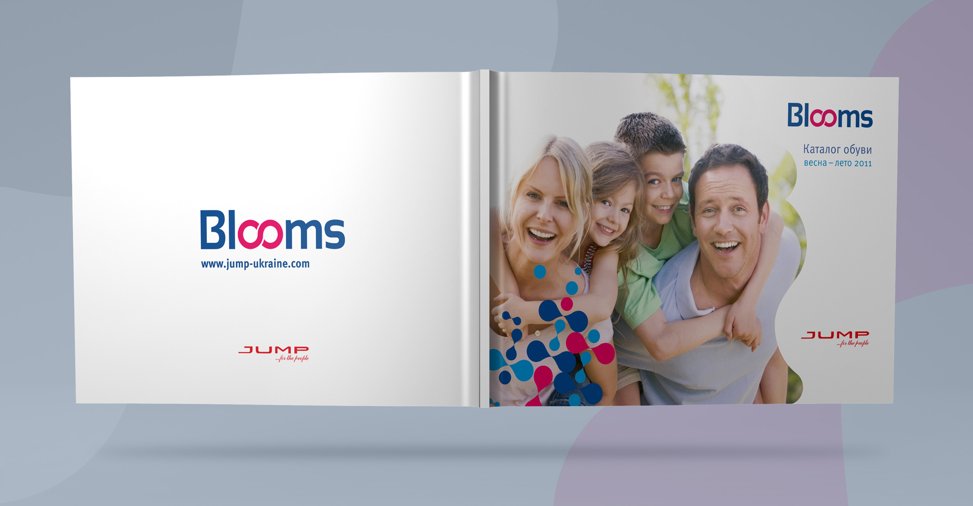 ТМ Blooms, розробка бренду взуття, позиціонування, рекламний каталог
