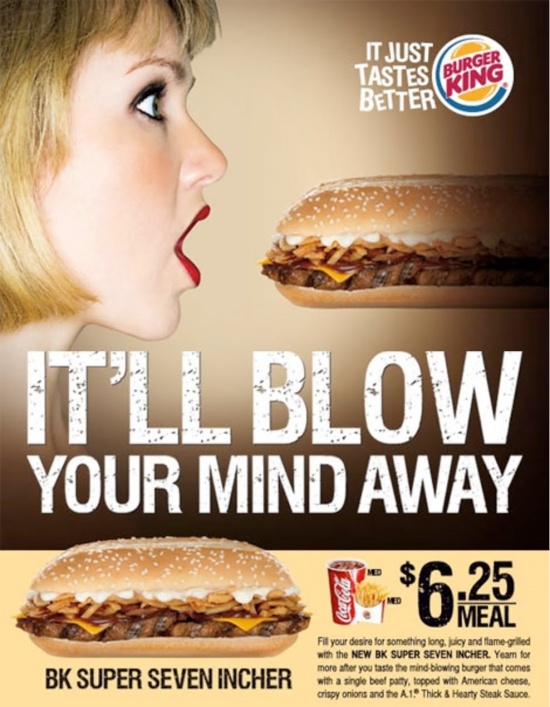 Реклама&laquo;Burger Kings&raquo;