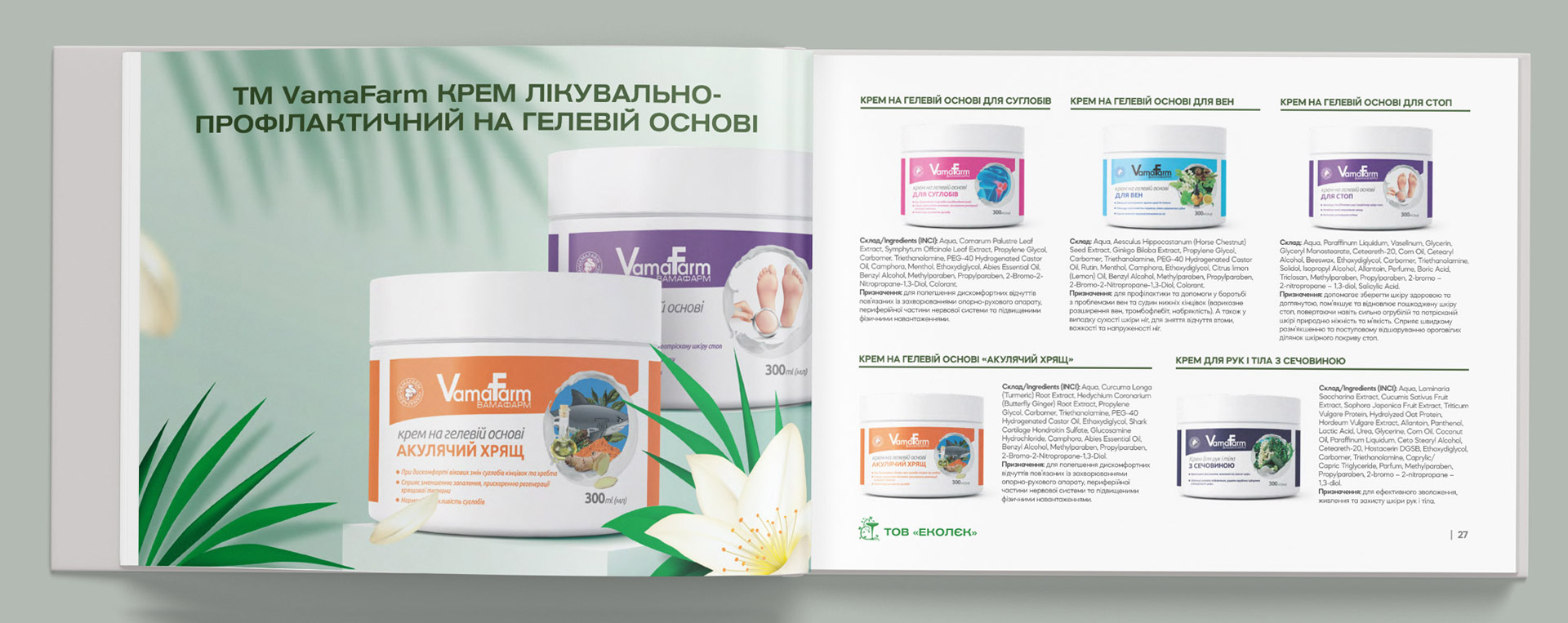 каталог для косметичної продукції